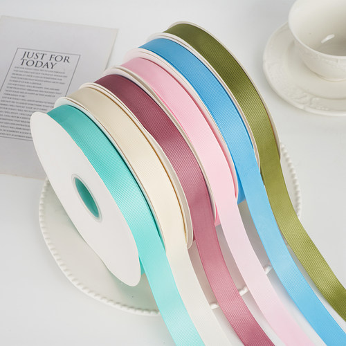 2cm大卷纯色螺纹装饰丝带