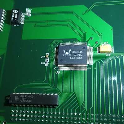 议价含芯片RTL8019AS 芯片74HC273D的线路板适用