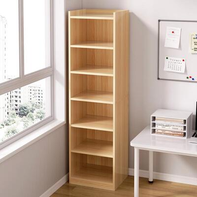 简易书桌旁收纳落地小型分层架子