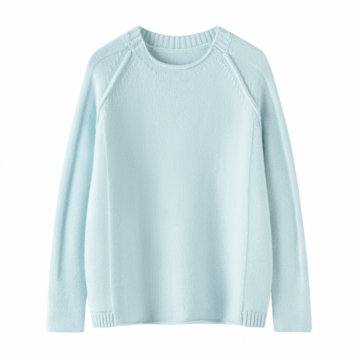 100%纯山羊绒衫女圆领插肩袖套头毛衣宽松加厚针织衫2025新款上衣,女装/女士精品,羊绒衫,淘宝优惠券,粉丝福利购,淘宝优惠卷