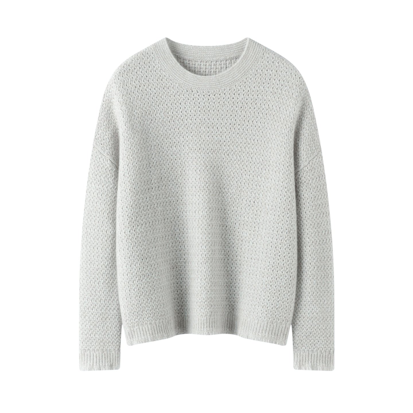 100%纯山羊绒衫女圆领套镂空头毛衣2025年秋冬花纱流苏边时尚百搭,女装/女士精品,羊绒衫,淘宝优惠券,粉丝福利购,淘宝优惠卷