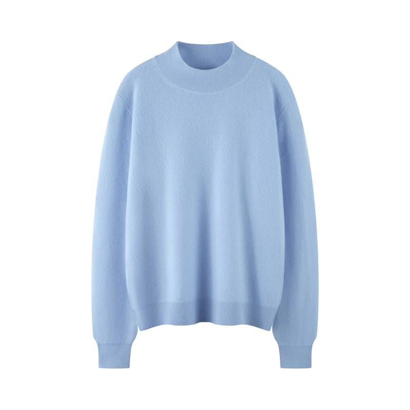 康赛妮系列纱线半高领高端舒适100%纯山羊绒衫女宽松保暖打底衫女,女装/女士精品,羊绒衫,淘宝优惠券,粉丝福利购,淘宝优惠卷