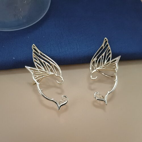 蝴蝶精灵耳钉甜酷辣妹一对装