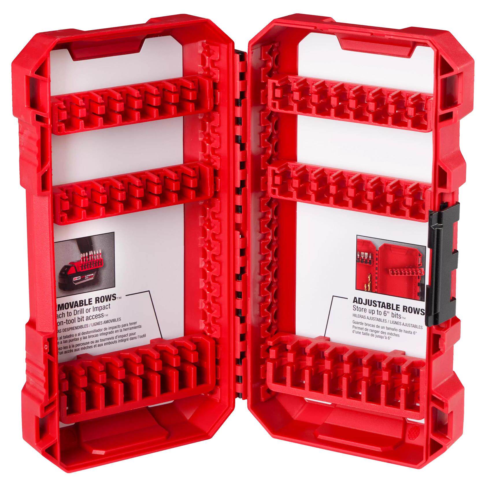 美沃奇Milwaukee PACKOUT兼容自定制钻批收纳盒批头钻头零件收纳