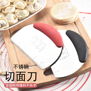 不锈钢切面刀刮板不粘刮刀带刻度面粉面团切馒头煎饼奶油烘焙工具