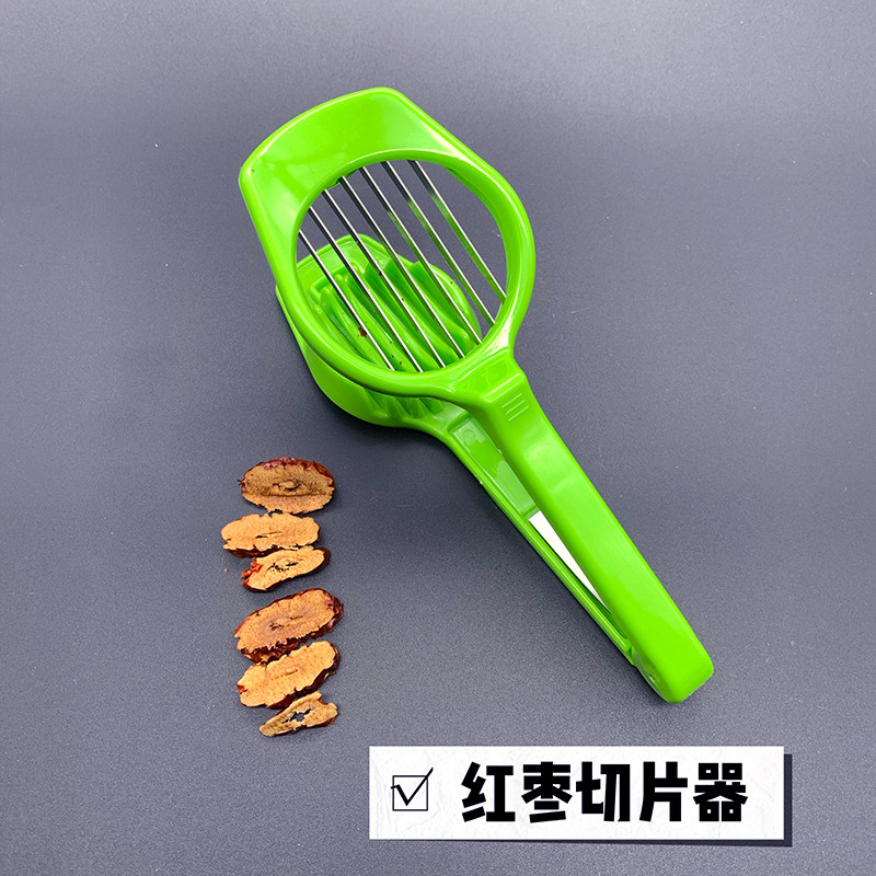 304不锈钢针筒红枣去核器切片器两件套神器去芯红枣取心去核神器