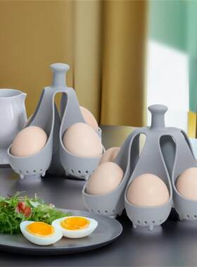 煮蛋模具食品级硅胶耐高温煮蛋器
