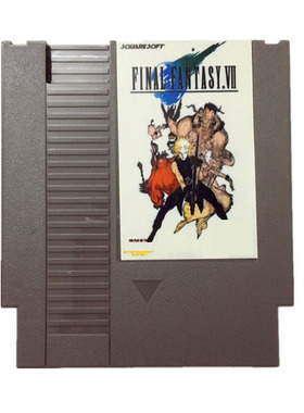 跨境产品美版定制单卡最终幻想7英文版72PIN游戏卡集成记忆游戏卡