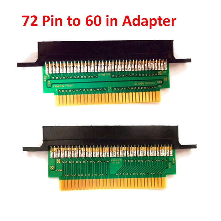 72PIN TO 60PIN卡带，美版NES游戏卡带在FC游戏机上使用