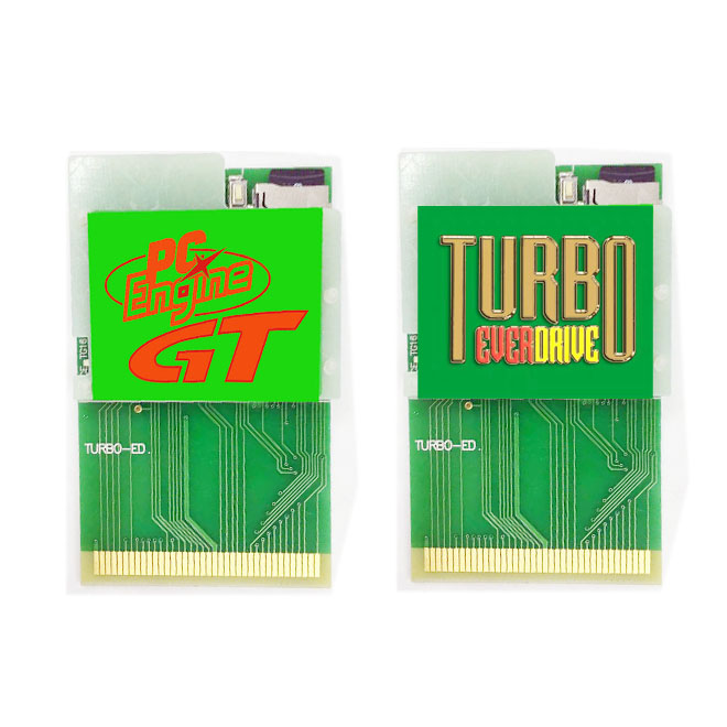 全新原装绿魔版PC-Engine和Turbo GrafX烧录卡PCE烧录卡带4g