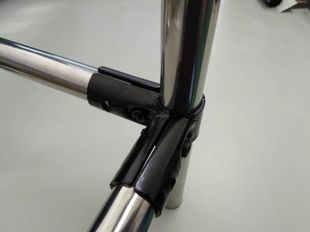 25mm内径不上锈接头镀锌圆管连接器连接件紧固铁管卡扣接头包邮