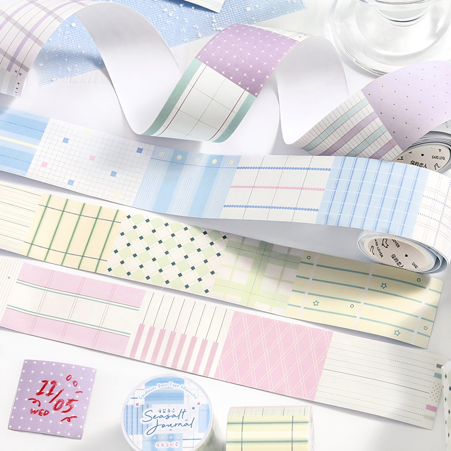 一小段随记可书写手帐胶带盐甜系标签索引ins韩系手账diy装饰贴纸,文具电教/文化用品/商务用品,胶带/胶纸/胶条,淘宝优惠券,粉丝福利购,淘宝优惠卷
