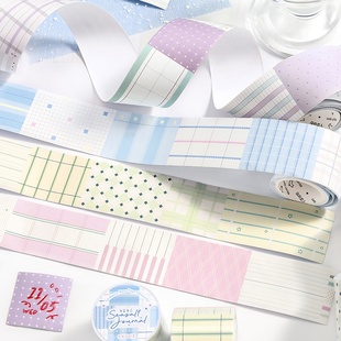一小段随记可书写手帐胶带盐甜系标签索引ins韩系手账diy装饰贴纸