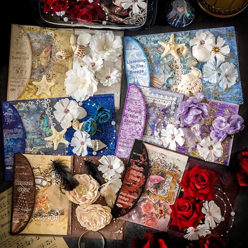 junk journal垃圾手帐复古尼泊尔素材痛包材料包手账拼贴便签贴纸