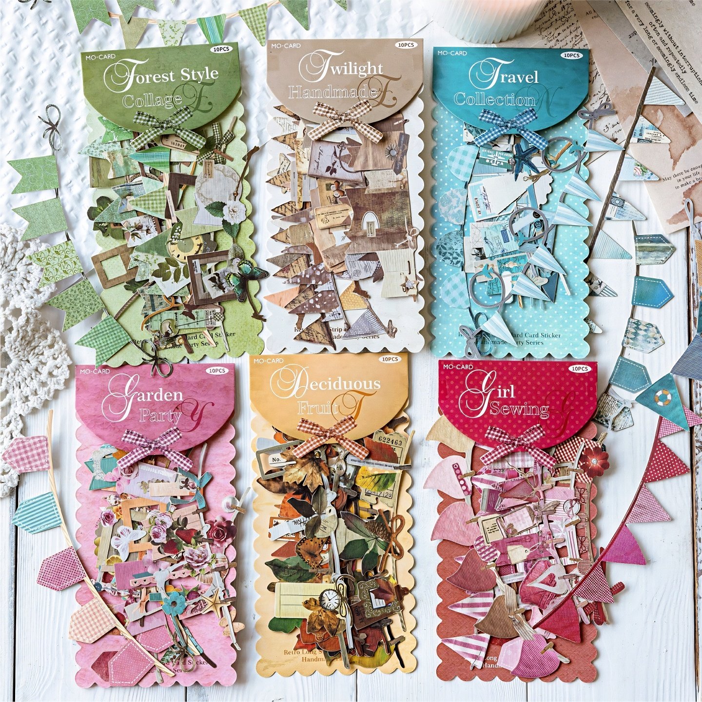 陌墨手作派对长条硬卡美式复古手帐素材贴纸diy彩旗场景手账贴画,文具电教/文化用品/商务用品,贴纸/立体贴纸,淘宝优惠券,粉丝福利购,淘宝优惠卷