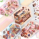 papermore小角落PET2.5D造景贴纸大号微缩场景3d立体小屋贴画收纳