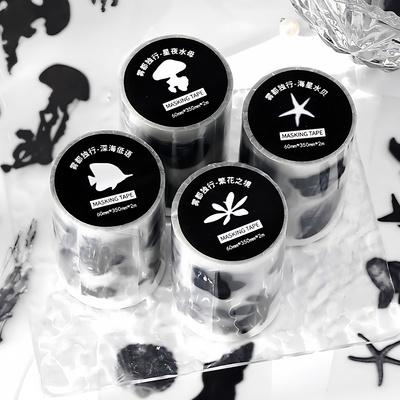 papermore雾都独行雾面PET模切手帐胶带杂志韩系ins风diy手账贴纸