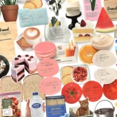 papermore好玩日常便签纸玩趣小机关素材包折叠日系复古手帐素材