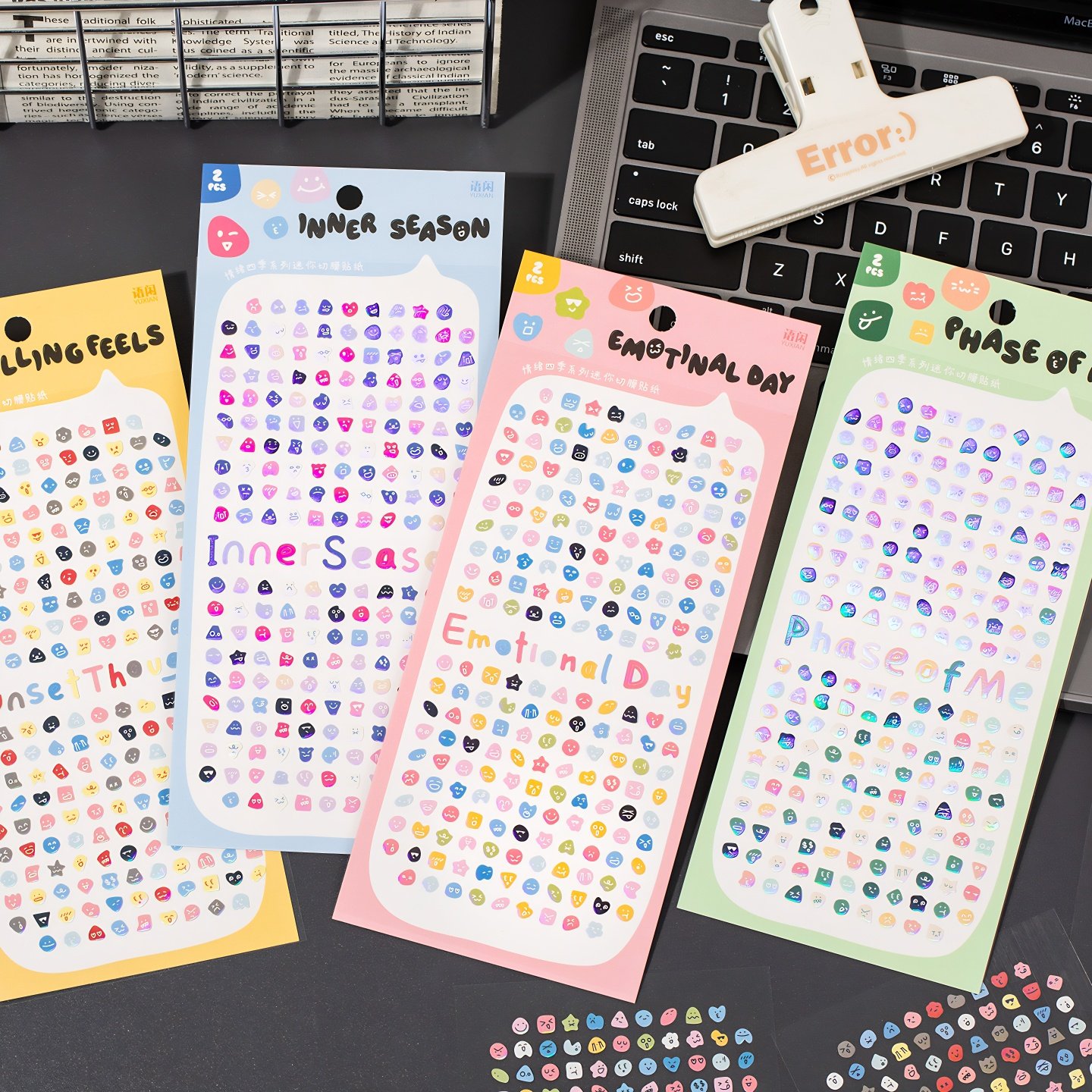 语闲情绪四季美甲小鼻嘎手帐贴纸可爱卡通表情笑脸手账日记贴画,文具电教/文化用品/商务用品,贴纸/立体贴纸,淘宝优惠券,粉丝福利购,淘宝优惠卷