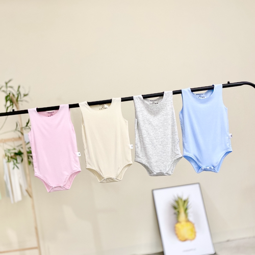 婴儿夏季薄款莫代尔包屁衣