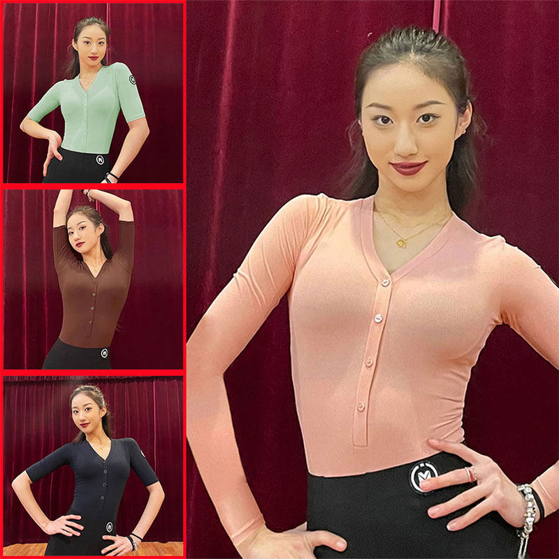 皇朝摩登舞服交谊舞成人新款上衣