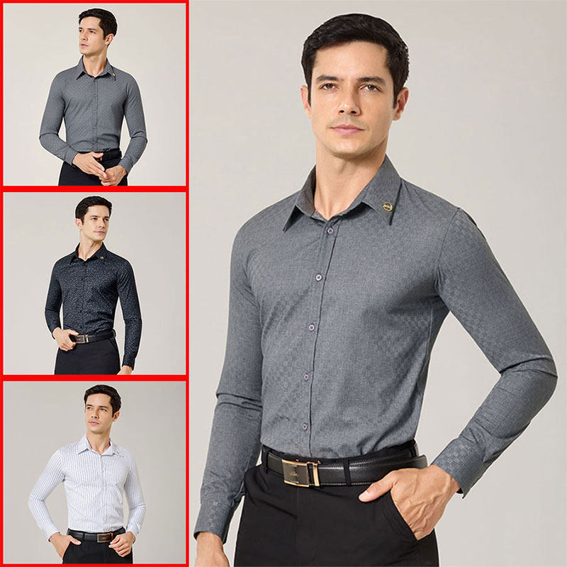 丹宝罗拉丁舞服男练功服上衣衬衫