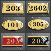 亚克力门牌定制高级感入户门门牌号码 牌家用订制房号出租房房间号