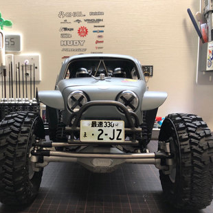 定制1/10日本玩具车牌号码金属凸字亖品模型RC改装遥控车越野攀爬