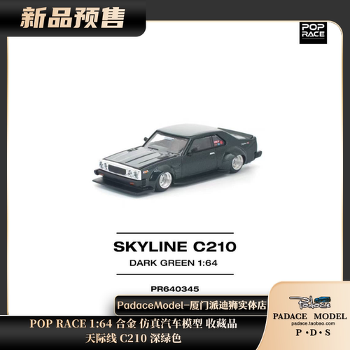 POPRACE164天际线C210深绿色