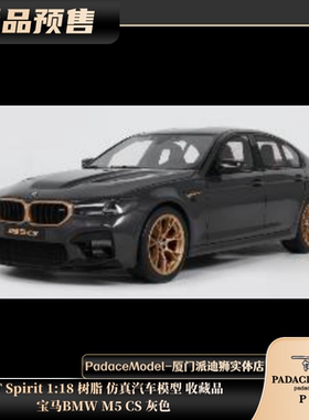 [PDS]GT Spirit 1:18 宝马 BMW M5 CS灰色 树脂汽车模型