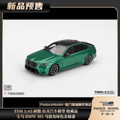 宝马BMWM5马恩岛绿色金属漆