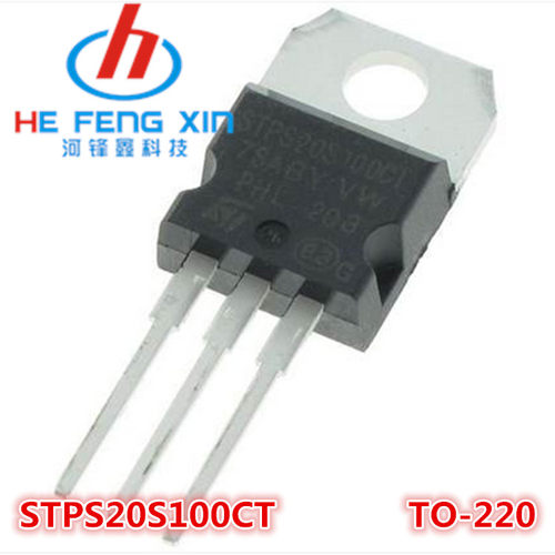 ST原装正品 STPS20S100CT 10A 100V 肖特基二极管 TO-220 直插