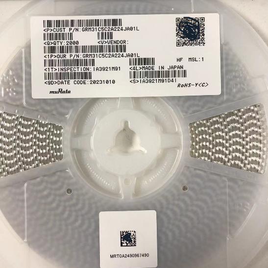 贴片电容1206NPO224村田