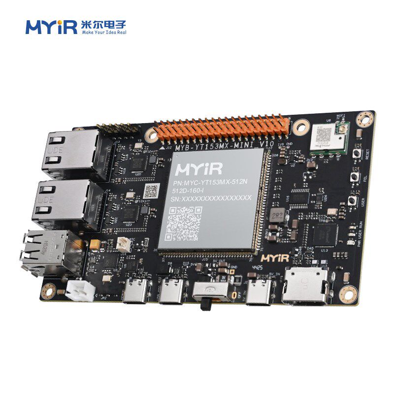 米尔全志T153开发板 国产4核A7 工业级核心板ARM Linux 多核异构