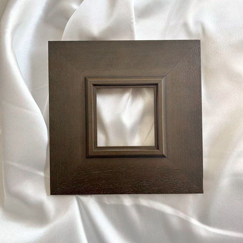 中古复古风纯实木油画框外框素描水彩油画照片婚纱摄影装裱可定制