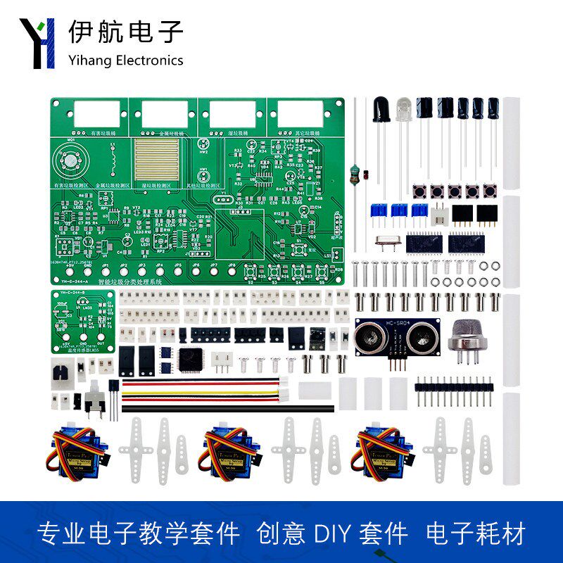STM32智能垃圾分类处理系统 DIY实验教学LabVIEW竞赛套件YH-C-244