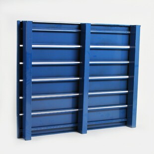 精选钢制托盘工业铁托盘仓储重型金属栈板叉车川字卡板防潮垫板地