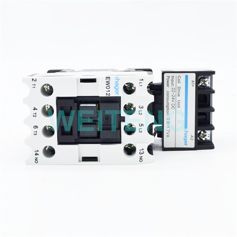 询价HAGER海格电气 EW012-E 接触器直流控制 24VDC 三相5.5KW电流