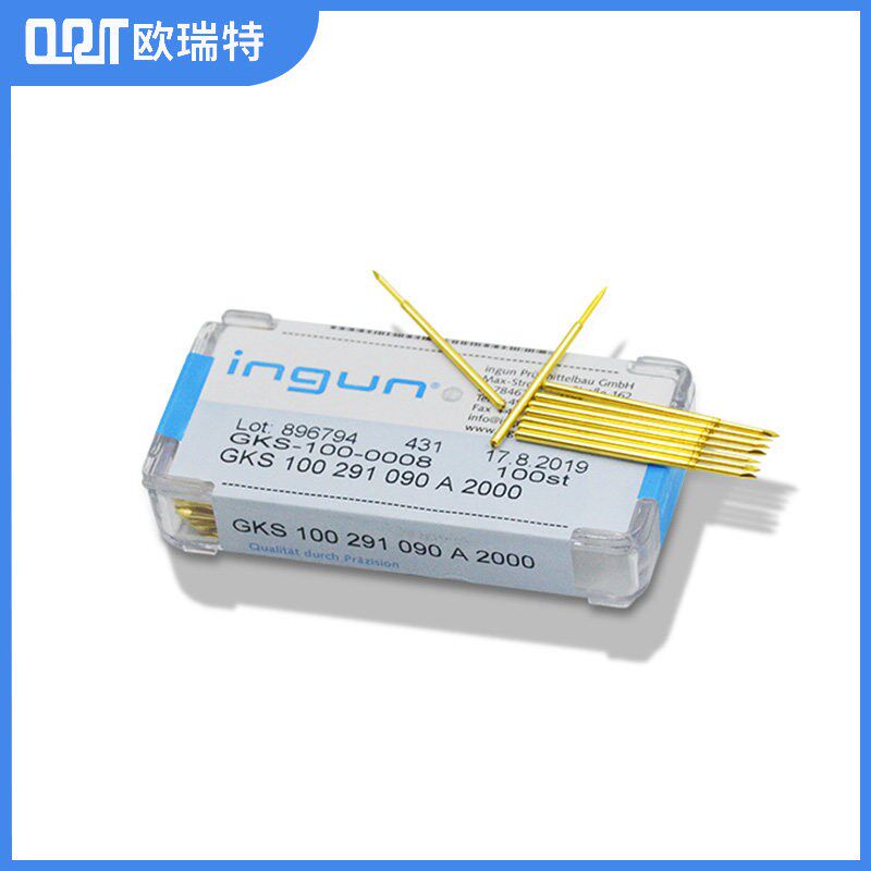 国产ingun英钢探针型号GKS-100 291 090测试针弹簧顶针 触点铜针