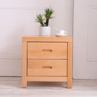 榉木实木床头柜特价经济型百搭