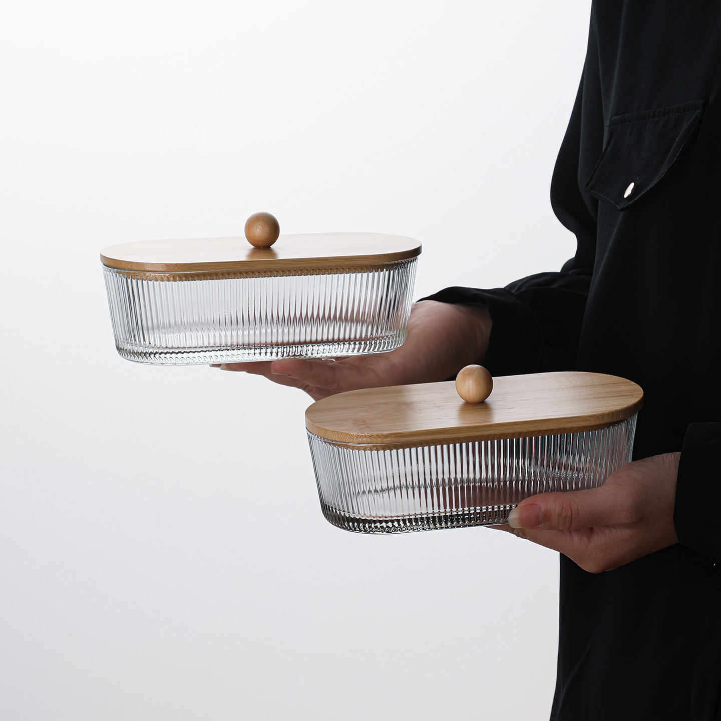 ins风简约新款椭圆玻璃杯