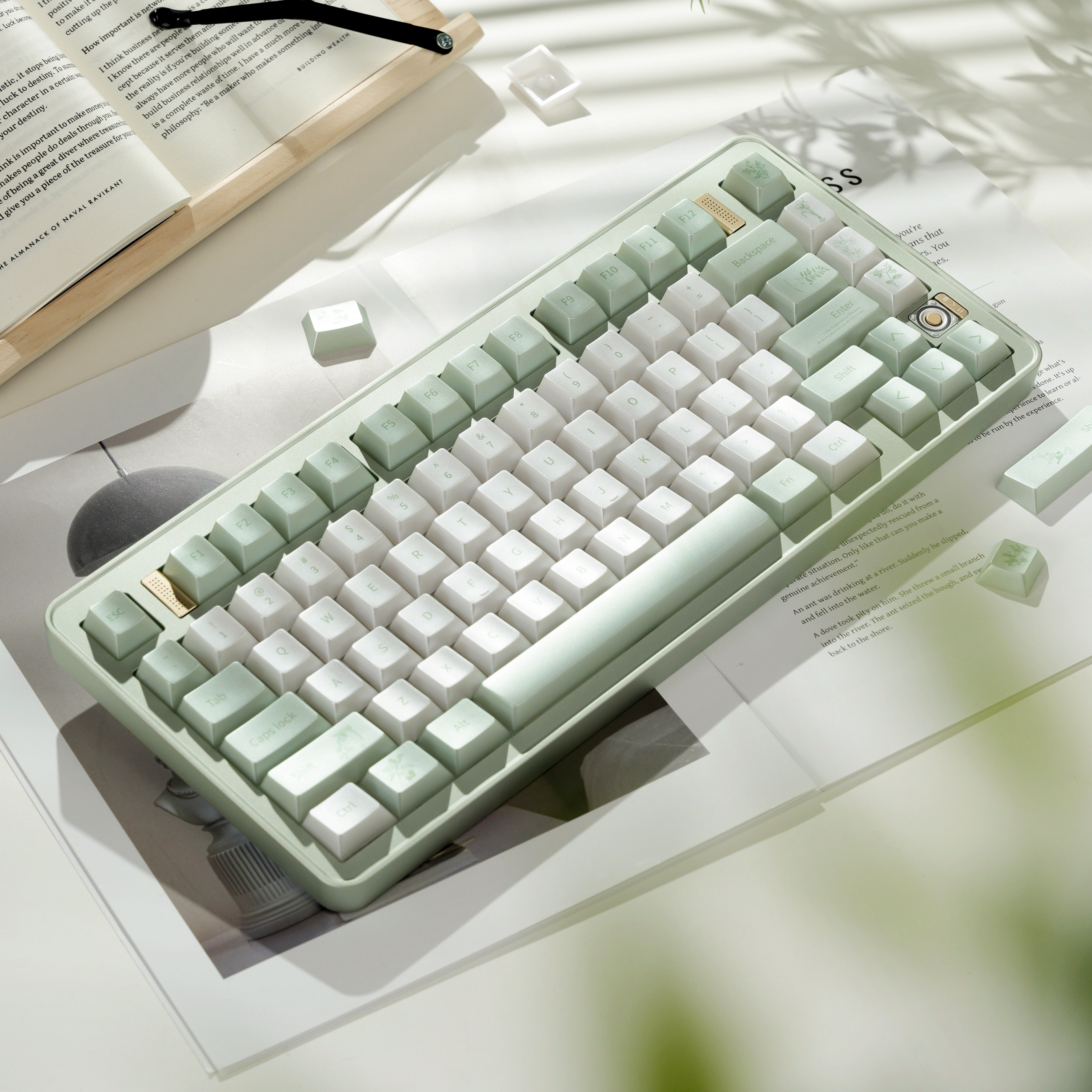 叶之诗（绿色珠光）键盘