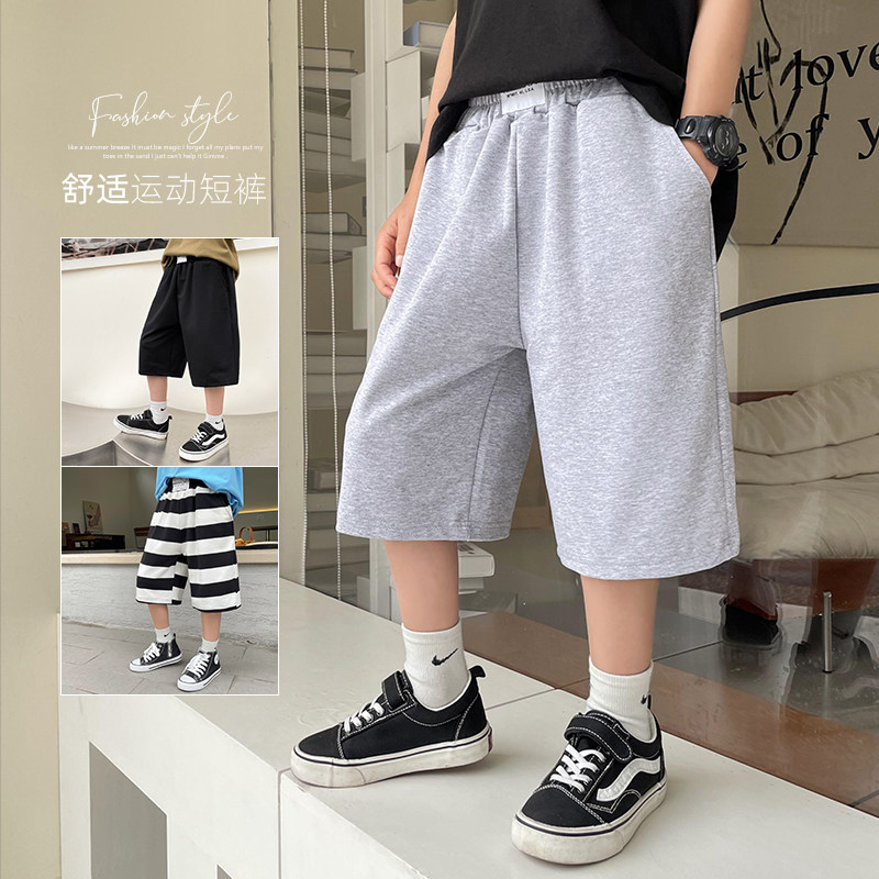 男童短裤韩版儿童五分裤2026新款夏季运动针织裤小孩夏天裤子休闲