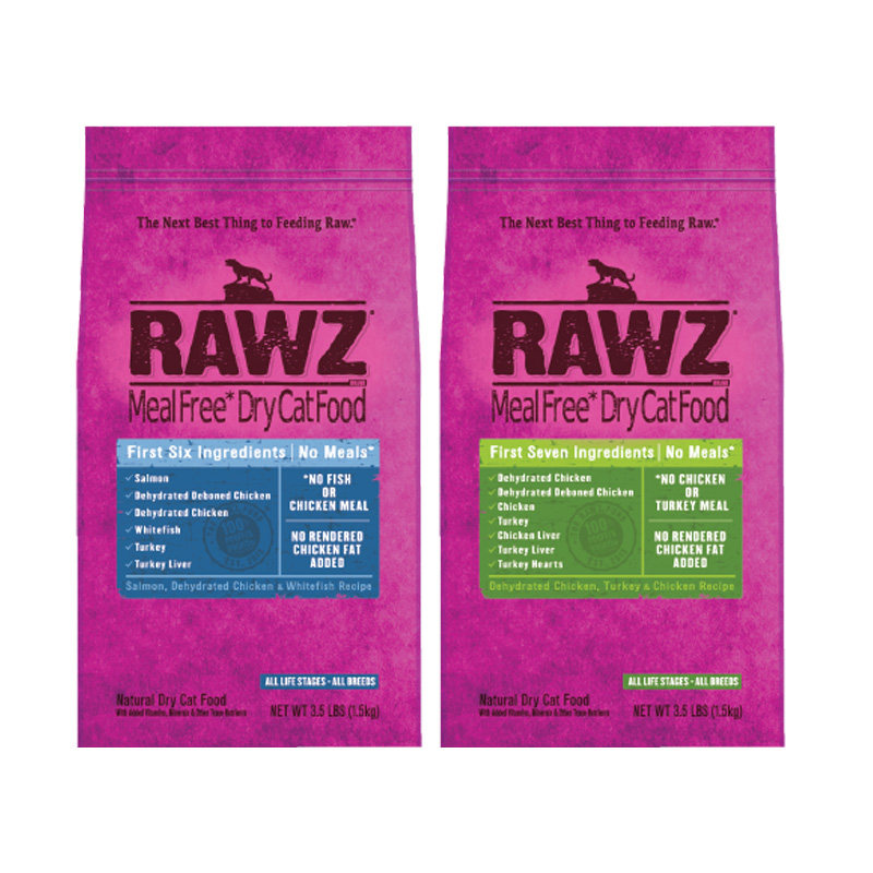 RAWZ罗斯糯滋鸡肉火鸡肉三文鱼白肉鱼全猫粮3.5磅7.8磅