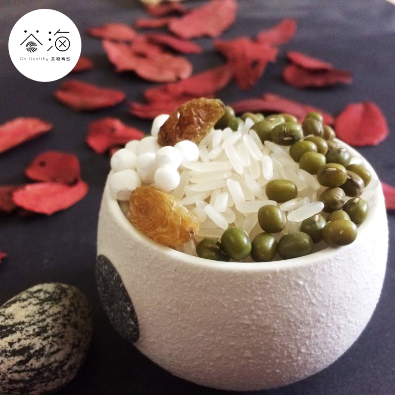 清涼粥 五谷雜糧原料組合 夏季消暑粗糧粥 健康養生 400g 2件包郵