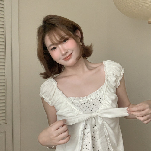 Flower April（FA）-季新款显瘦短袖百搭上衣小衫（含100棉料）18