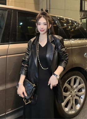 【WK】设计师款意大利进口头层绵羊皮真皮皮衣外套 K2360