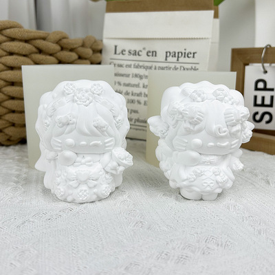 花嫁系列kitty香薰石膏娃娃模具