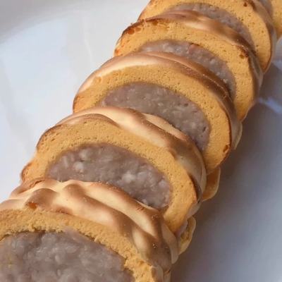 木糖醇甜菊蛋糕健康网红紫米卷