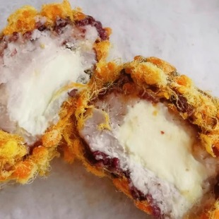 紫米芋泥奶酪肉松团子健康代餐100克粗粮赤藓糖醇